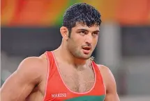  ??  ?? L’iraniano Ali Reza Karimi Machiani, 23: bronzo al Mondiale 2015