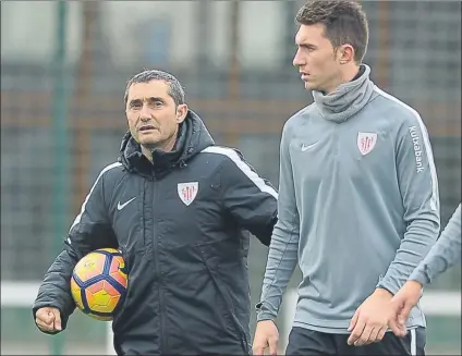  ?? FOTO: AIOL ?? Elogios al entrenador Laporte piensa que Valverde está realizando un excelente trabajo al mando de la nave rojiblanca