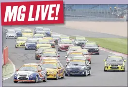  ??  ?? Grids are packed at MG Live! with the MG Trophy a star series