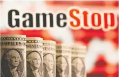  ?? Dado ruvic / reuters / ILLUSTRATI­ON ?? Naked short-selling by hedge funds is suspected in
the Gamestop Corp. trading frenzy.