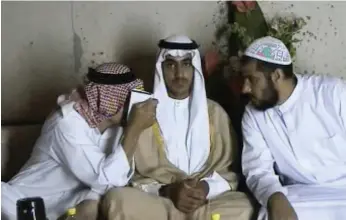  ?? AFP ?? A video released by the CIA apparently shows bin Laden’s son, Hamza, getting married in Iran