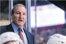  ?? MICHAEL BELL ?? Moose Jaw Warriors head coach Tim Hunter had some choice words for his opponent after Saturday’s 3-2 win over the Regina Pats.