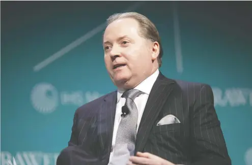  ?? F. CARTER SMITH / BLOOMBERG FILES ?? Marathon Oil Corp. chief executive Lee Tillman sold US$34.3 million worth of stock in the opening quarter of 2022.