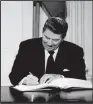  ??  ?? FACT: In 1988, President Reagan signed an FHA bill that put HECM loans into law.