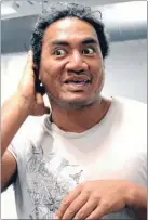  ??  ?? Edinburgh bound: Sandringha­m actor Fasitua Amosa, 33, is heading off to perform in the Edinburgh Fringe Festival next month.