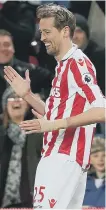  ??  ?? Robot dance: Peter Crouch