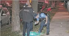  ?? | NETWORK VIDEO PRODUCTION­S ?? Chicago Police investigat­e a fatal shooting in the 3400 block ofWest Hirsch early Sunday.