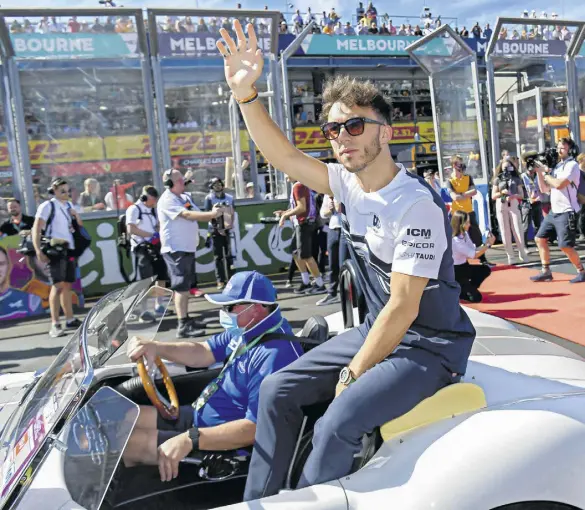  ?? Getty Images ?? Lebemann, Franzose, Rennfahrer: Pierre Gasly kennt das F1-Business, aber sein letzter Sieg ist auch schon wieder sehr lang her.