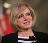  ?? CODIE MCLACHLAN/THE CANADIAN PRESS FILE PHOTO ?? Alberta Premier Rachel Notley’s stance against austerity could change, like others before her.