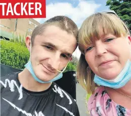  ??  ?? ■ Ryan Covell, from Fenham, with his mum Diane