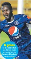  ??  ?? Rubilio Castillo es el sexto mejor goleador de Motagua.