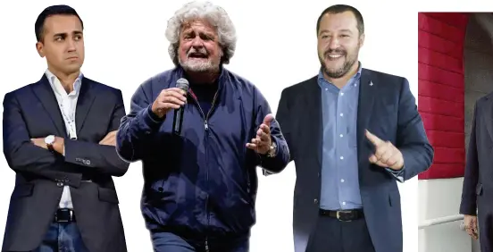  ?? Ansa/LaPresse ?? Sotto accusa Luigi Di Maio, Beppe Grillo e Matteo Salvini sarebbero i destinatar­i delle simpatie russe