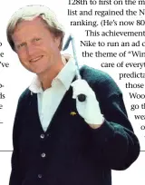  ??  ?? Jack Nicklaus: won the Masters at 46, five years older than Woods is.