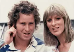  ??  ?? Tennis hero: With John McEnroe in Melbourne in 1971