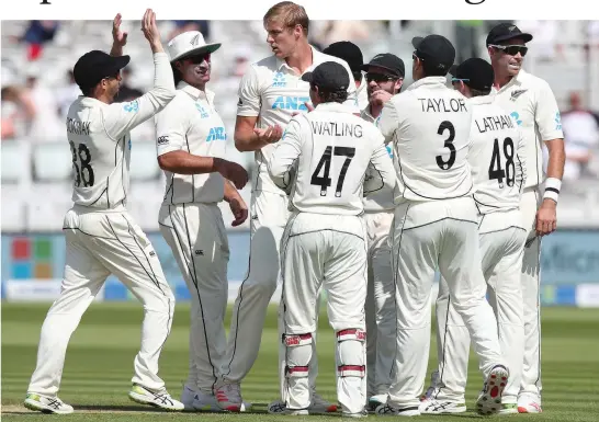  ?? Photo / Photosport ?? Kyle Jamieson’s height offers an essential point of difference for the Black Caps.