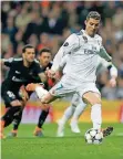  ?? FOTO: AP ?? Reals Cristiano Ronaldo trifft vom Elfmeterpu­nkt zum 1:1.
