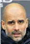  ??  ?? Pep Guardiola