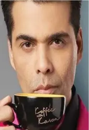  ?? ?? Bollywood producer and director Karan Johar.