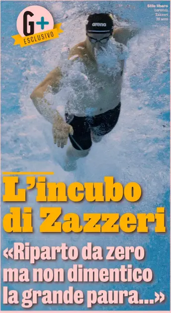  ?? ?? Stile libero Lorenzo Zazzeri 28 anni