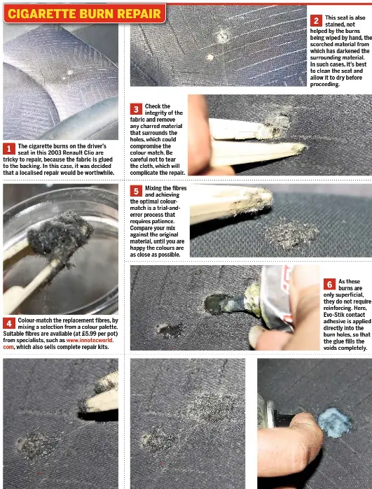 CIGARETTE BURN REPAIR - PressReader