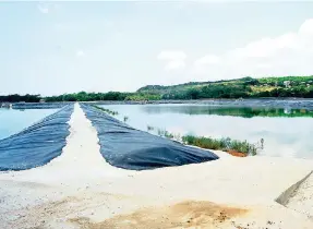  ??  ?? Aquifer Recharge in Innswood, St Catherine.