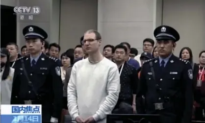  ?? Photograph: Anonymous/ AP ?? Canadian Robert Lloyd Schellenbe­rg has had his appeal against the death sentence rejected by a court in China.