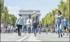  ?? GETTY IMAGES ?? Use your imaginatio­n to get out of your head. Recreate a stroll down the Champs-élysées, or a memorable heritage tour.