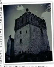  ??  ?? Spooky: Plane Castle, near Stirling