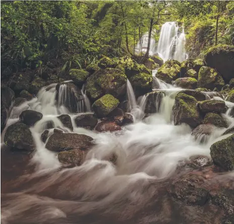  ?? Picture: @KENWAREPHO­TOS ?? The Toolona Creek Circuit is home to more than half a dozen cascading waterfalls.