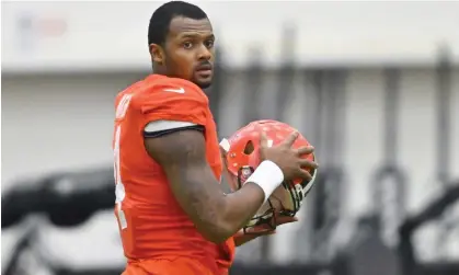  ?? ?? Deshaun Watson last played an NFL game in January 2021. Photograph: David Richard/AP