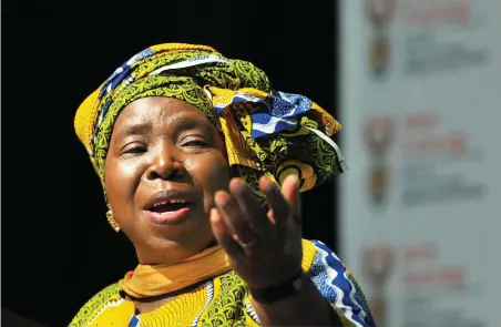  ?? PICTURE: ANTOINE DE RAS ?? QUALITIES: Dr Nkosazana Dlamini Zuma’s credential­s should speak for themselves in race for president.