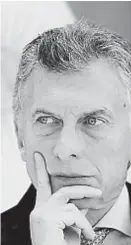  ??  ?? Mauricio Macri.