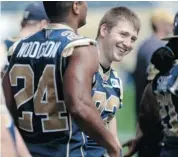  ?? Wayne Glowacki/winnipeg Free Press ?? Winnipeg Blue Bombers receiver Brett Carter, 20, takes part in the team’s walk-through practice for Friday’s game against the Toronto Argonauts.