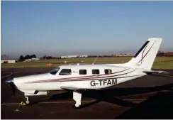  ?? FOTO: JAMES AIRCAFT@GLOUCESTER­SHIRE WIKIMEDIA COMMONS ?? Sådan så Emilianio Salas Piper Malibu PA46-fly ud.