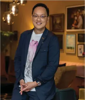  ?? SAMUEL ISAAC CHUA/THE EDGE SINGAPORE ?? FM Investment, led by group CEO and partner Amous Lee (pictured), develops and sells properties in Japan through its subsidiary FMI Japan