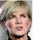  ??  ?? Julie Bishop