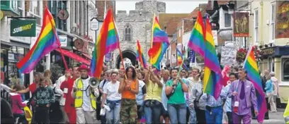  ?? Picture: Bary Duffield ?? The Kent Pride festival in Canterbury in 2006