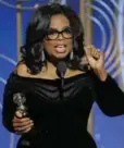  ?? PAUL DRINKWATER/THE ASSOCIATED PRESS ?? Winfrey’s words are inspiring, but Trump has shown us celebritie­s make lousy politician­s, Vinay Menon writes.