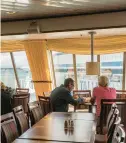  ?? GIACCONE/THE NEW YORK TIMES
MARTA ?? Lunchtime on the Isabelle cruise ship, home for 1,900 Ukrainians, on July 29 in Tallinn, Estonia. Millions have fled the war.