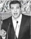  ??  ?? Alexis Tsipras