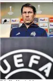  ??  ?? Kein Abschlusst­raining: Marseille-Trainer Rudi Garcia