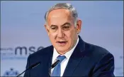  ?? SVEN HOPPE / DPA ?? Israeli Prime Minister Benjamin Netanyahu has said corruption allegation­s against him are “total madness,” but a close confidant has become a state witness in the case against him.