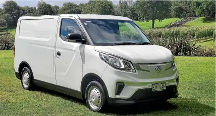  ?? PHOTOS: DAMIEN O’CARROLL/STUFF ?? LDV’s distributo­r hopes it can shake up the e-van sector with some aggressive pricing on the eDeliver 3.