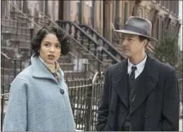  ?? Glen Wilson/Warner Bros. Pictures photo via AP ?? Gugu Mbatha-Raw (left) and Edward Norton appear in a scene from “Motherless Brooklyn.”