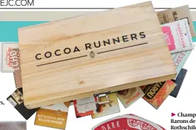  ??  ?? Askinosie dark chocolate mini bar, Cocoa Runners, £6.95