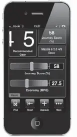  ?? — SUBMITTED PHOTOS ?? The Drivegain app helps you improve fuel economy.