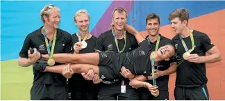  ?? PHOTO: PHOTOSPORT. ?? New Zealand’s Rio gold medallists helped take the country to fourth place on the per capita Olympic Games medals table.