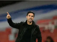  ?? (Getty) ?? Arteta admits he is proud of his Arsenal side