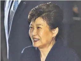  ??  ?? Comparece. Park Geun-hye fue destituida en medio de multitudin­arias protestas que acabaron con muertos.