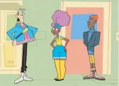  ?? MAX ?? Confucius, from left, Harriet Tubman and Toussaint Louverture are among the characters in “Clone High.”